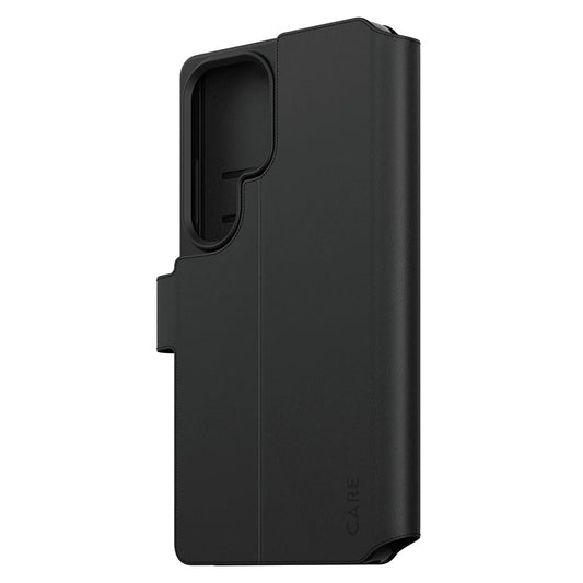 Funda para Samsung Galaxy S25 Ultra S938, PanzerGlass, Care Feature Kickstand Wallet, Negra