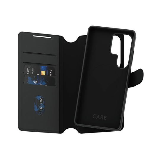Funda para Samsung Galaxy S25 Ultra S938, PanzerGlass, Care Feature Tango Two-in-One, Negra