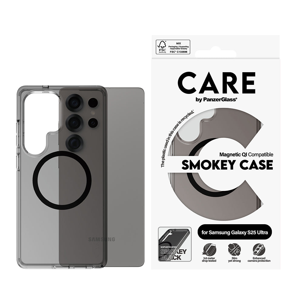 Funda para Samsung Galaxy S25 Ultra S938, PanzerGlass, Care Urban Combat, Negra