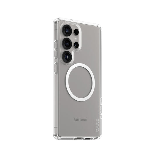 Funda para Samsung Galaxy S25 Ultra S938, PanzerGlass, Care Urban Combat, Transparente Blanca