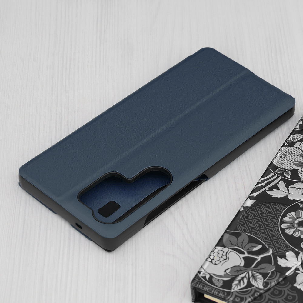 Funda para Samsung Galaxy S25 Ultra S938, Techsuit, eFold, Azul Oscuro