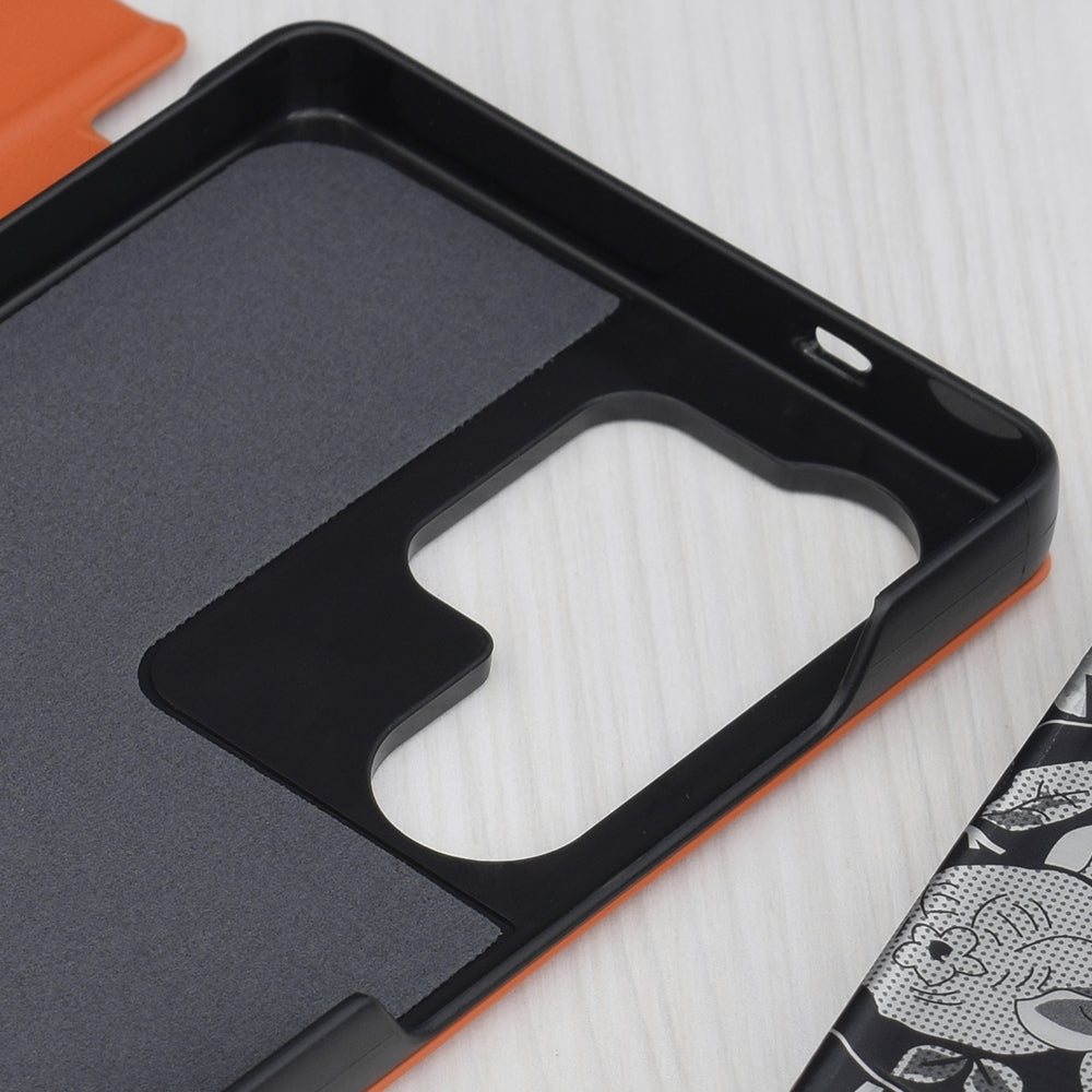Funda para Samsung Galaxy S25 Ultra S938, Techsuit, eFold, Naranja