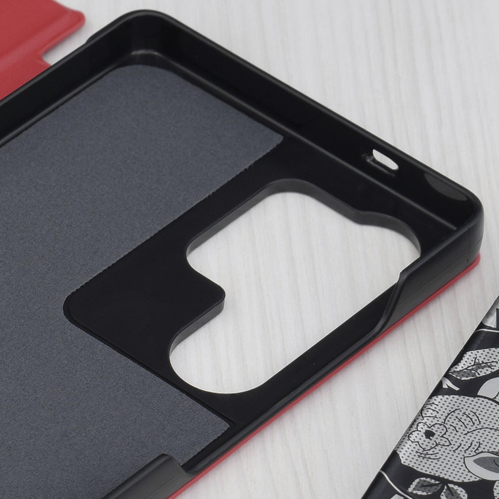 Funda para Samsung Galaxy S25 Ultra S938, Techsuit, eFold, Roja