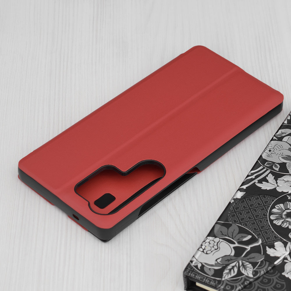 Funda para Samsung Galaxy S25 Ultra S938, Techsuit, eFold, Roja