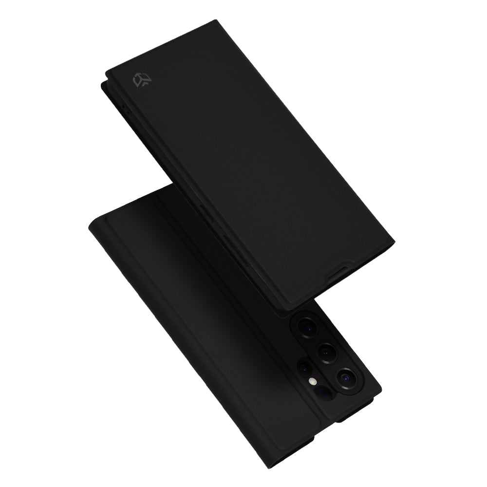 Funda para Samsung Galaxy S25 Ultra S938, Techsuit, Magskin Book, Negra