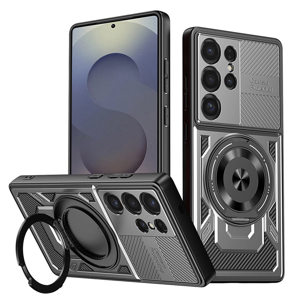 Funda para Samsung Galaxy S25 Ultra S938, Techsuit, RuggedCam, Gris