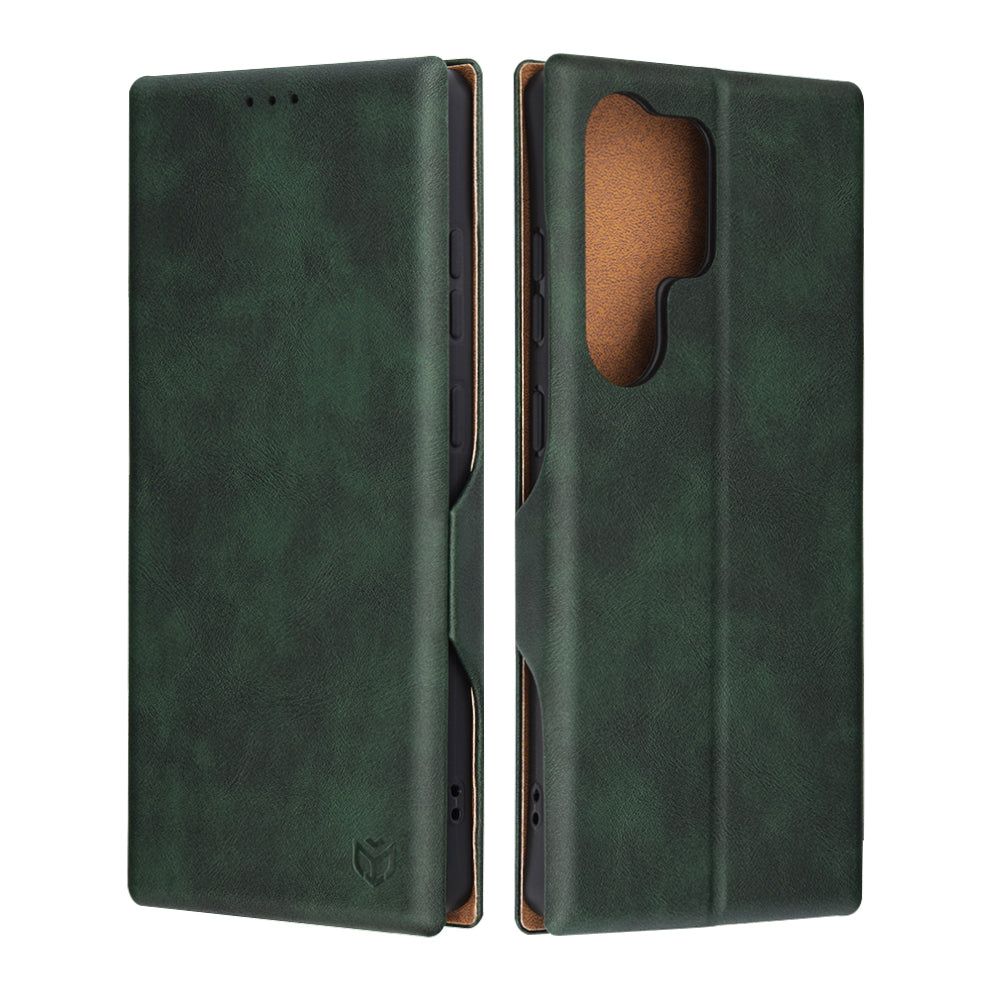 Funda para Samsung Galaxy S25 Ultra S938, Techsuit, Safe Wallet Plus, Verde