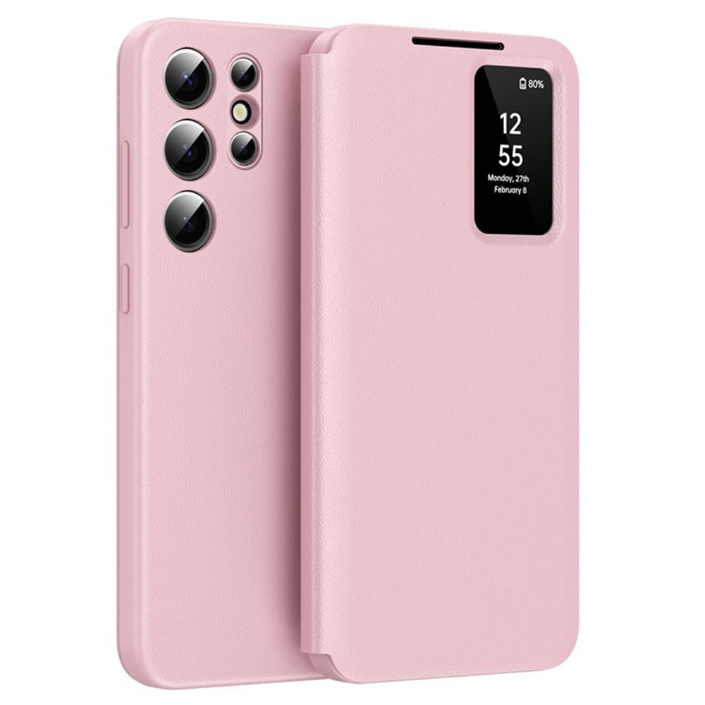 Funda para Samsung Galaxy S25 Ultra S938, Techsuit, SmartView, Rosa