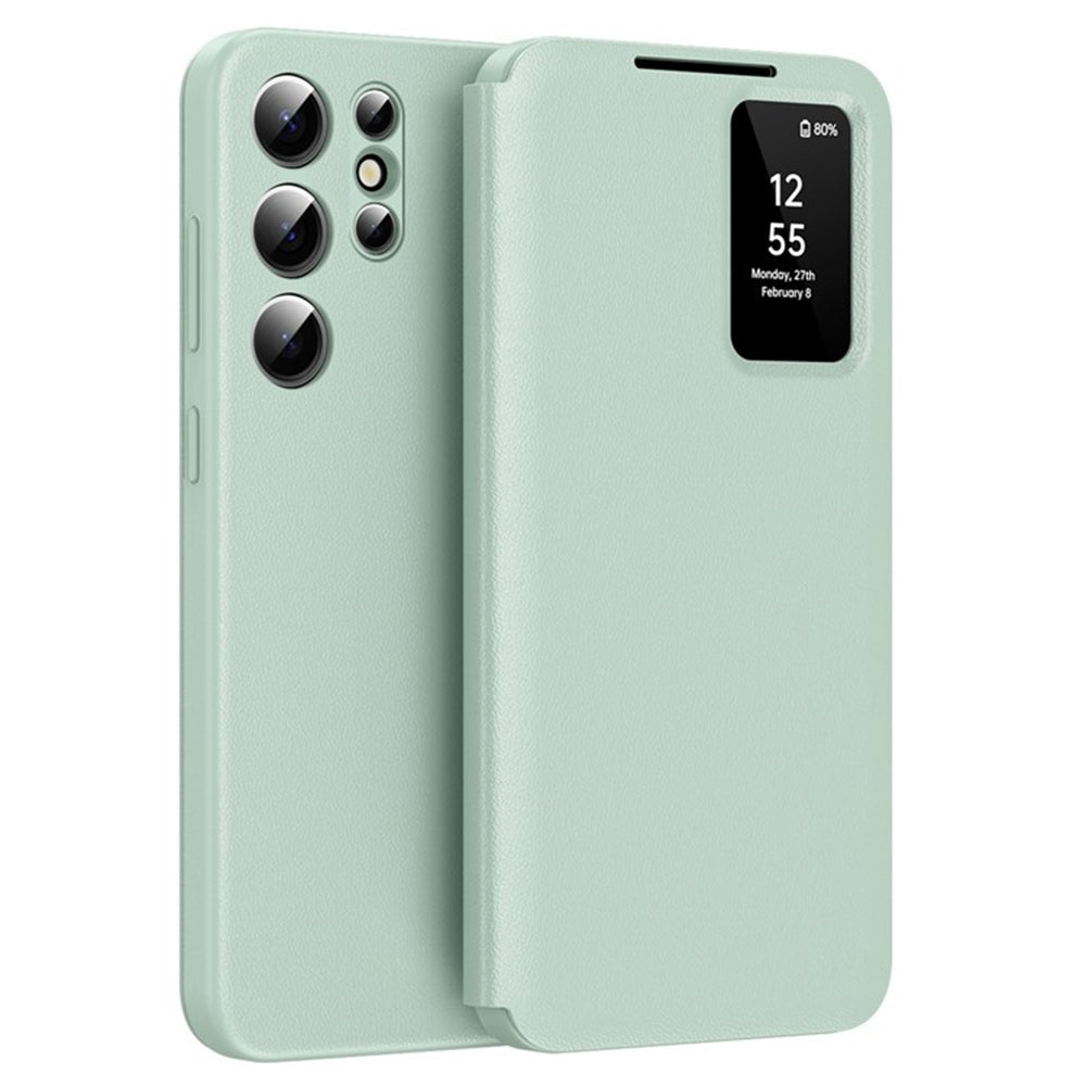 Funda para Samsung Galaxy S25 Ultra S938, Techsuit, SmartView, Verde