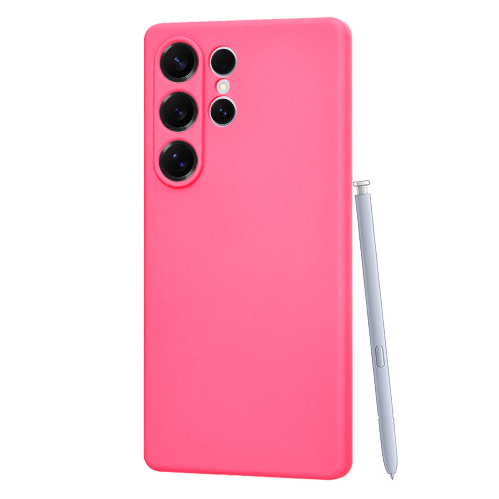 Funda para Samsung Galaxy S25 Ultra S938, Techsuit, SoftFlex, Rosa Oscuro