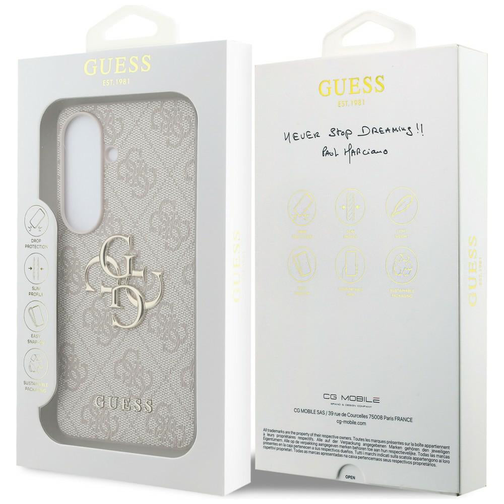Funda para Samsung Galaxy S26 Plus S947, Guess, 4G Big Logo, Rosa
