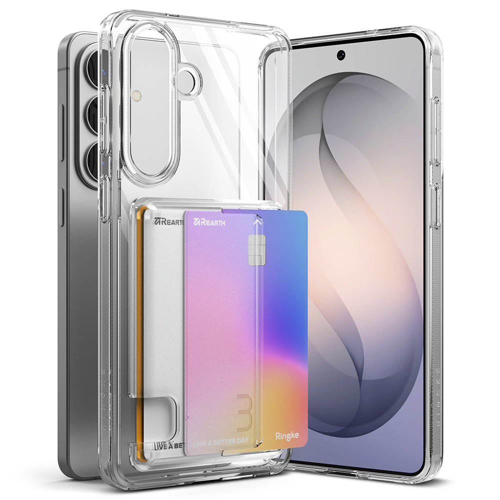 Funda para Samsung Galaxy S26 Plus S947, Ringke, Fusion Card, Transparente