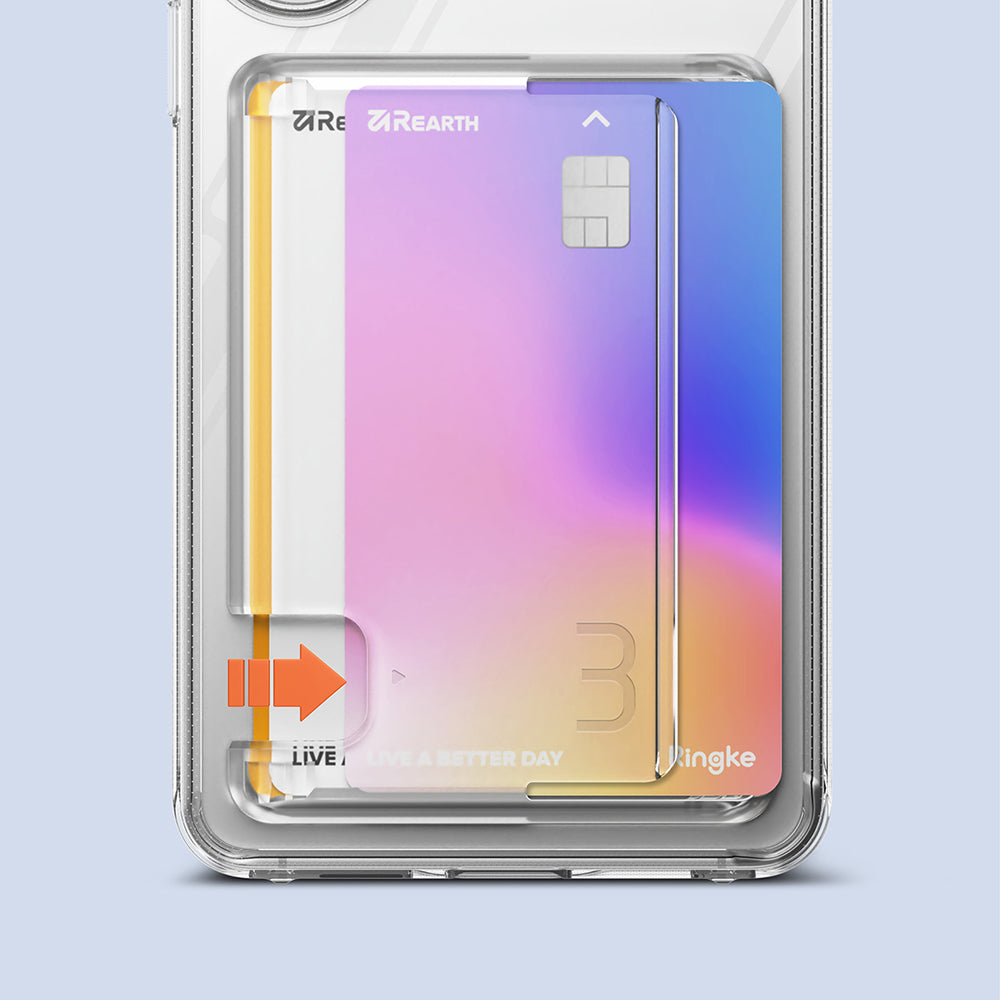Funda para Samsung Galaxy S26 Plus S947, Ringke, Fusion Card, Transparente
