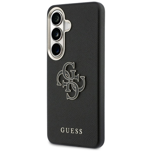 Funda para Samsung Galaxy S26 Plus S947, Guess, 4G Grained Big and Classic Logo, Negra