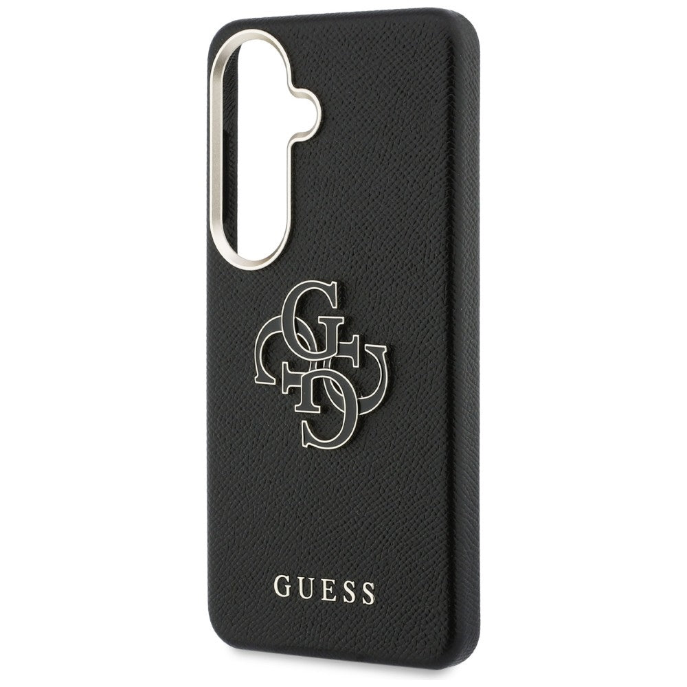 Funda para Samsung Galaxy S26 Plus S947, Guess, 4G Grained Big and Classic Logo, Negra