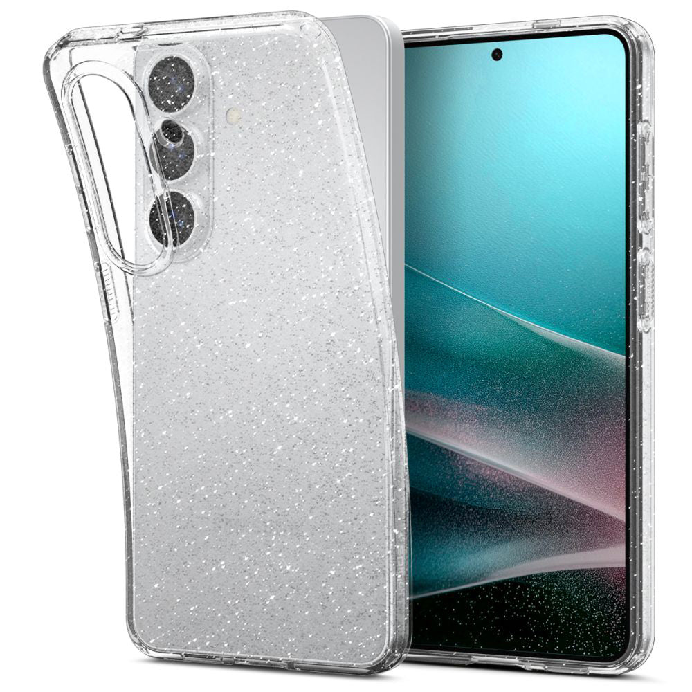 Funda para Samsung Galaxy S26 Plus S947, Spigen, Liquid Crystal Glitter, Transparente ACS10703