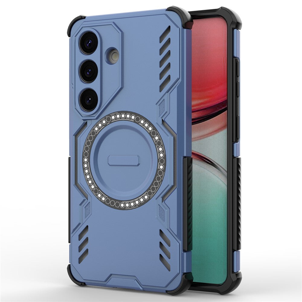 Funda MagSafe para Samsung Galaxy S26 Plus, Techsuit, ArmorMag, Azul