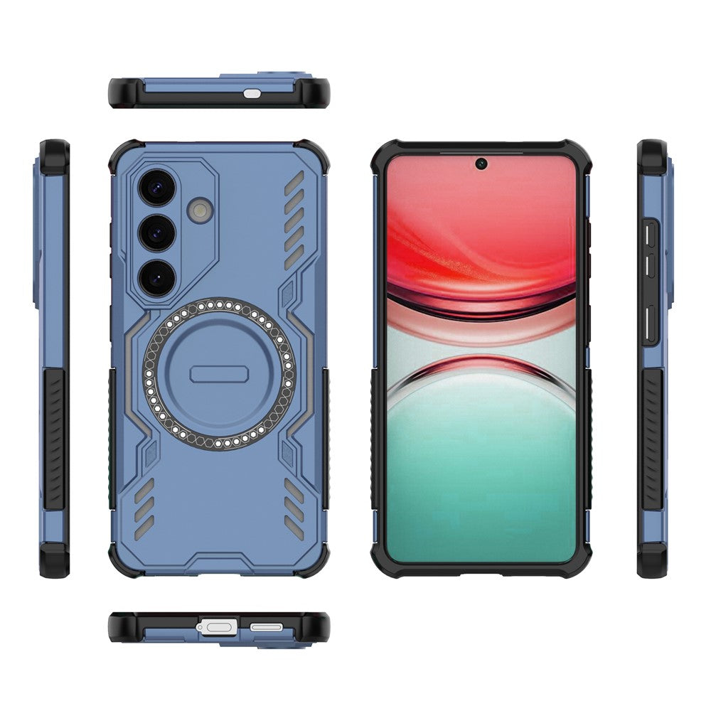 Funda MagSafe para Samsung Galaxy S26 Plus, Techsuit, ArmorMag, Azul