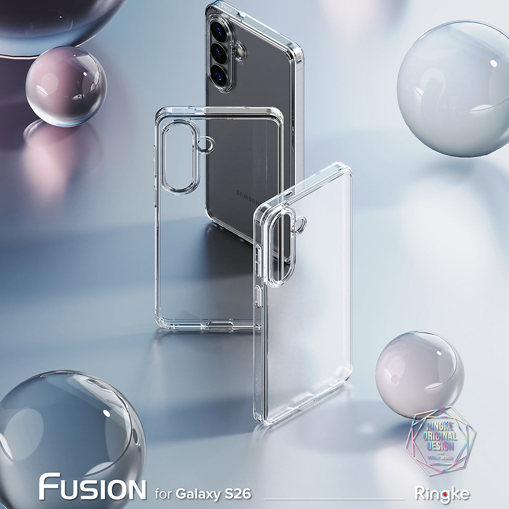Funda para Samsung Galaxy S26 S942, Ringke, Fusion, Transparente Mate