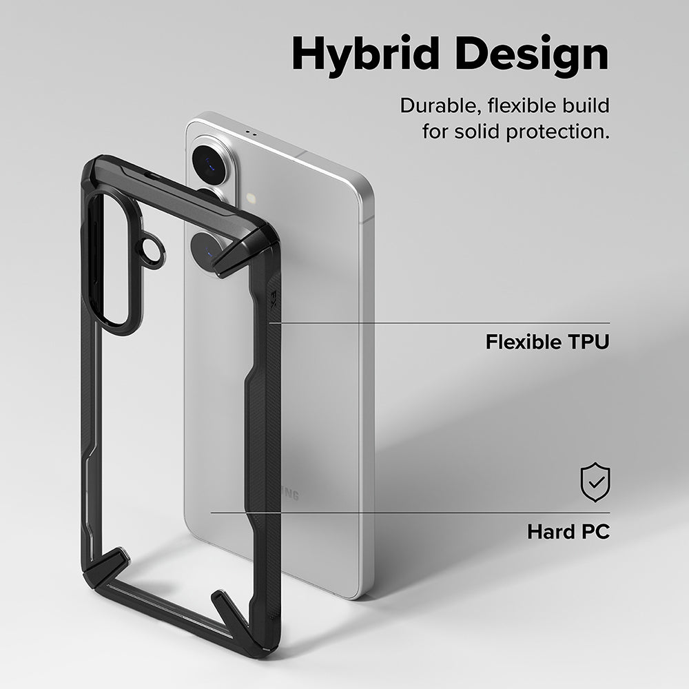 Funda para Samsung Galaxy S26 S942, Ringke, Fusion X, Negra