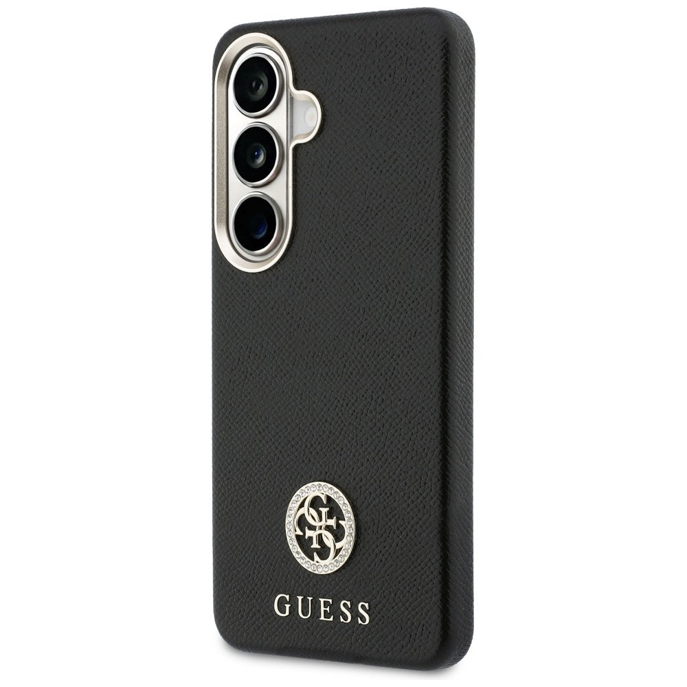 Funda para Samsung Galaxy S26 S942, Guess, Rhinestone Round Logo, Negra
