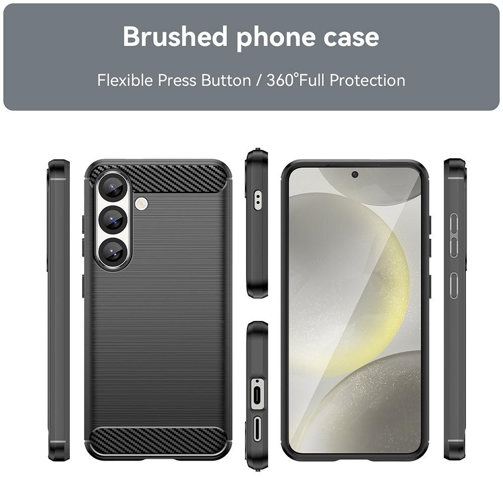 Funda para Samsung Galaxy S26 S942, Techsuit, Carbono, Negra