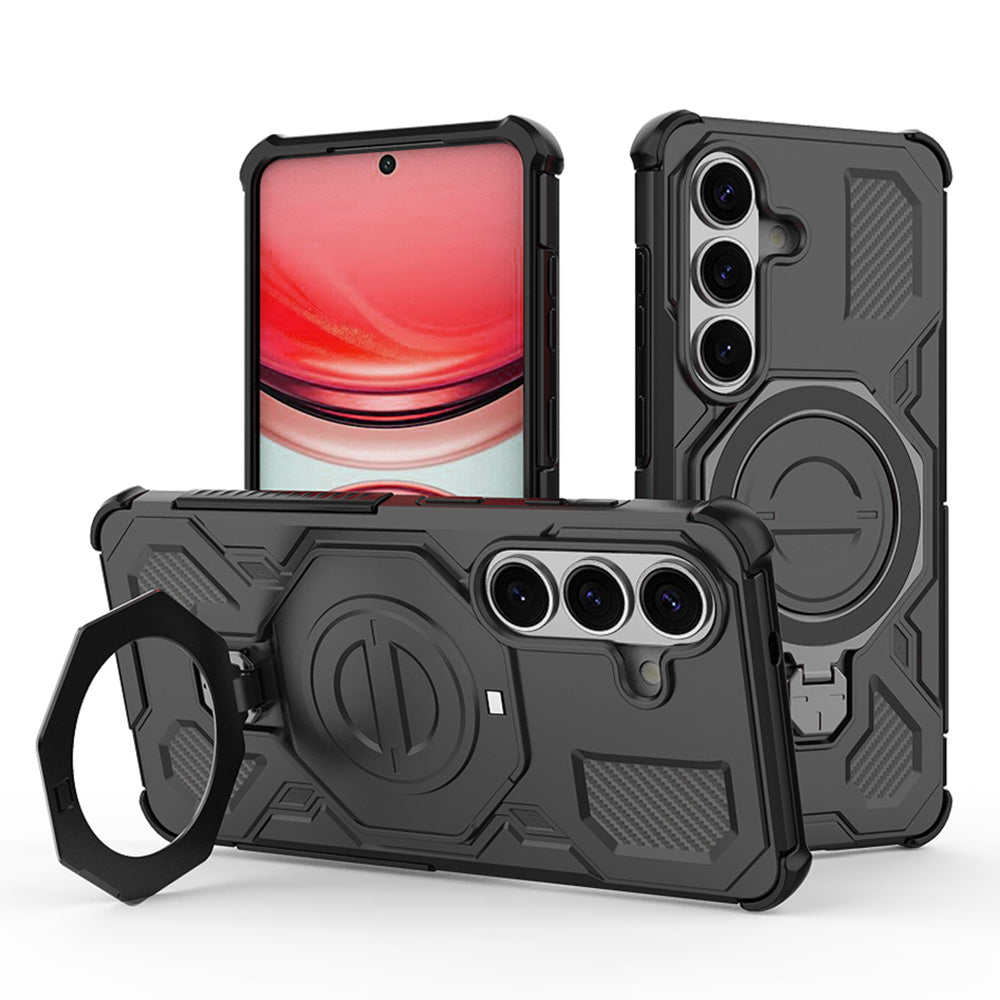 Funda para Samsung Galaxy S26 S942, Techsuit, Carbon Shield Pro, Negra.