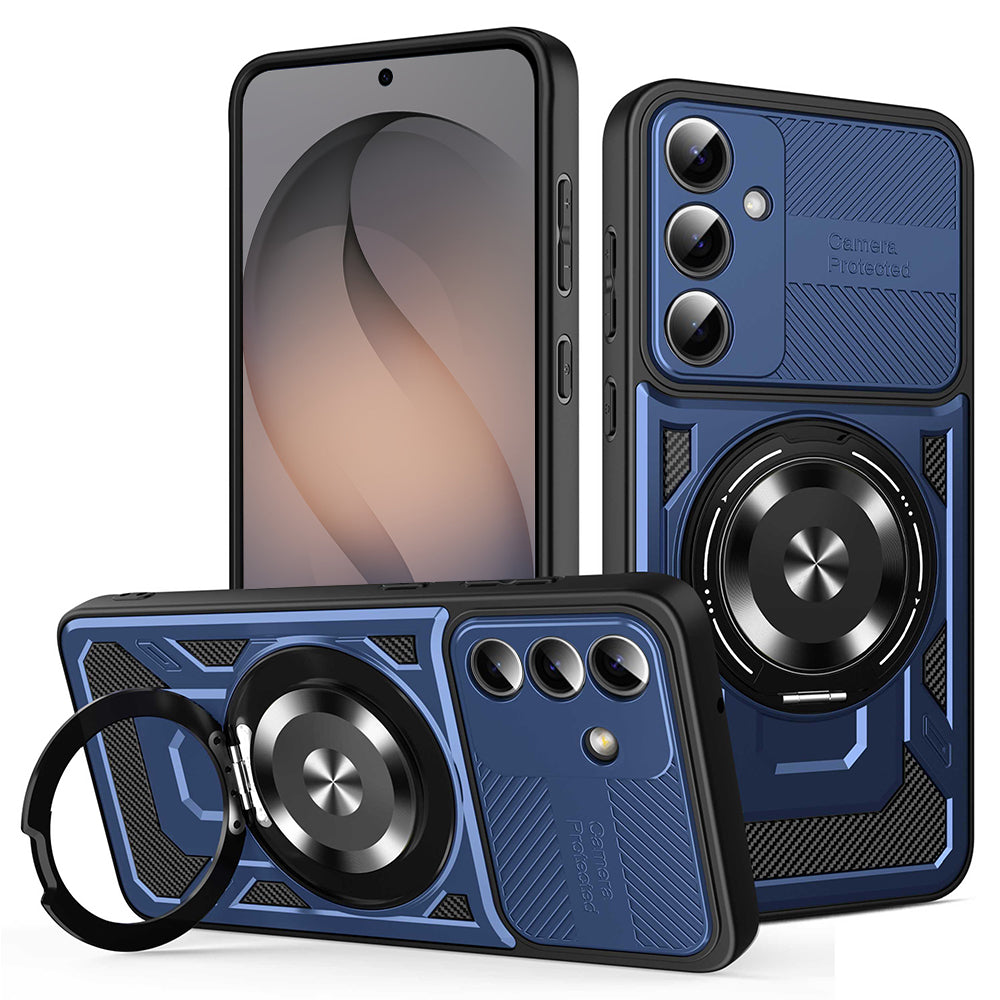 Funda para Samsung Galaxy S26, Techsuit, RuggedCam, Azul.