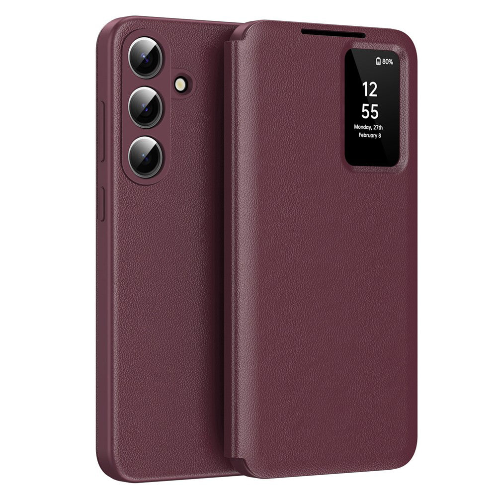 Funda para Samsung Galaxy S26 S942, Techsuit, SmartView, Roja