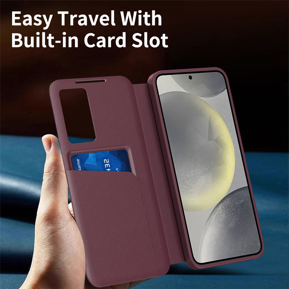 Funda para Samsung Galaxy S26 S942, Techsuit, SmartView, Roja