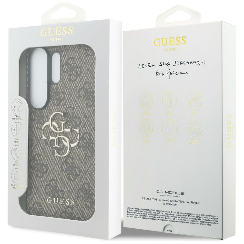 Funda para Samsung Galaxy S26 Ultra S948, Guess, 4G Big Logo, Marrón
