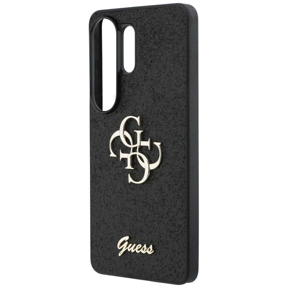 Funda para Samsung Galaxy S26 Ultra S948, Guess, Fixed Glitter Big 4G Metal Frame, Negra