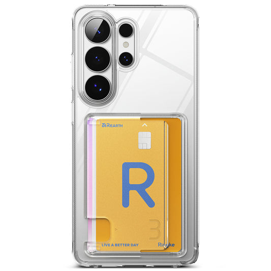 Funda para Samsung Galaxy S26 Ultra, Ringke, Fusion Card, Transparente