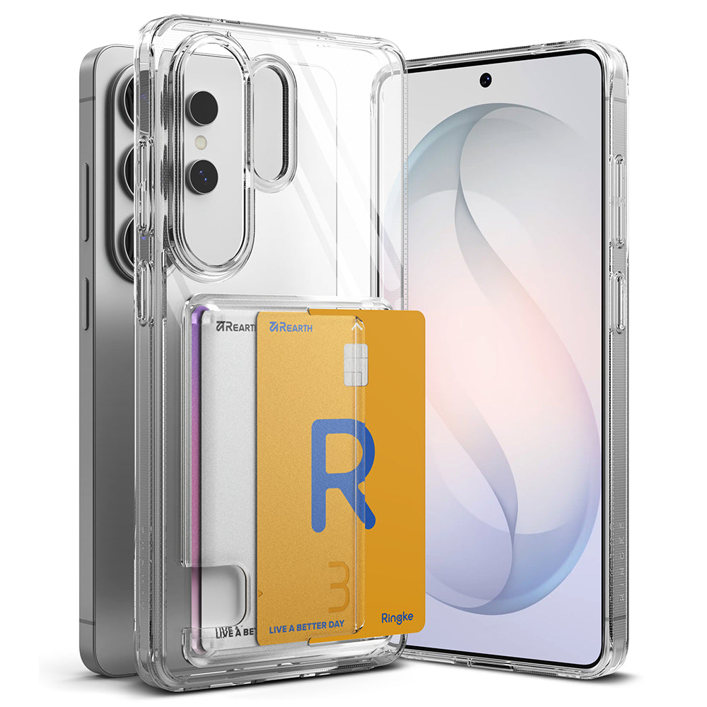 Funda para Samsung Galaxy S26 Ultra S948, Ringke, Fusion Card, Transparente