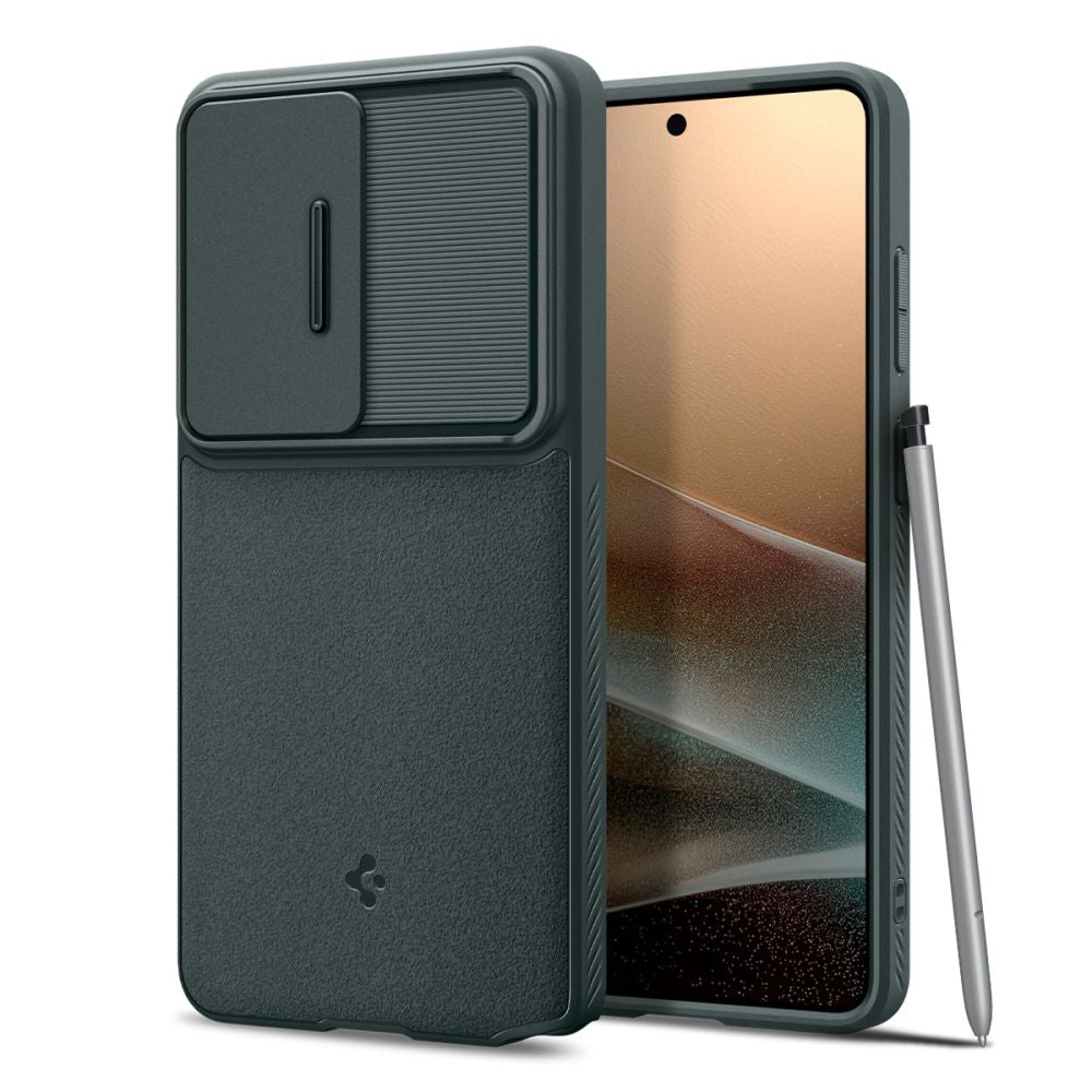 Funda para Samsung Galaxy S26 Ultra S948, Spigen, Optik Armor, Verde ACS10688