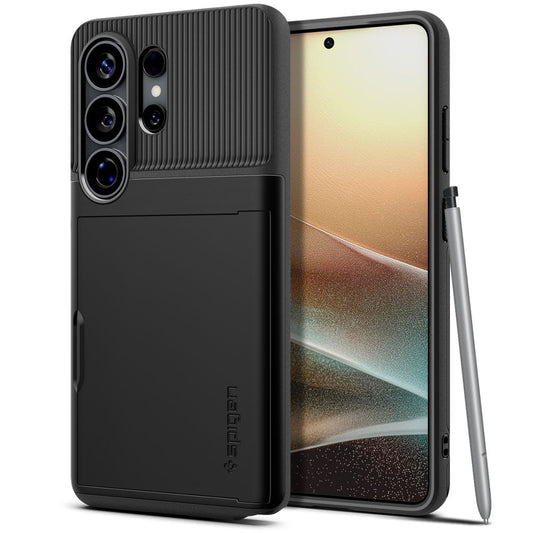 Funda para Samsung Galaxy S26 Ultra S948, Spigen, Slim Armor CS, Negra ACS11036