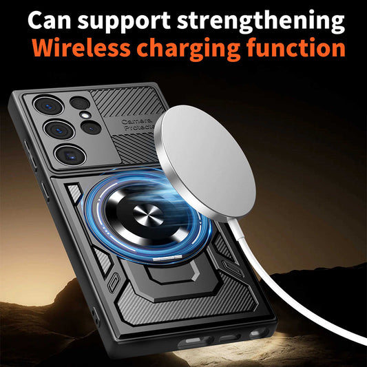 Funda para Samsung Galaxy S26 Ultra, Techsuit, RuggedCam, Negra