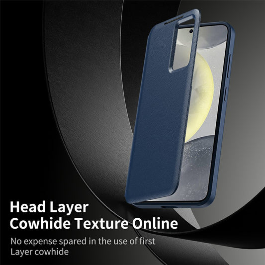 Funda para Samsung Galaxy S26 Ultra, Techsuit, SmartView, Azul.