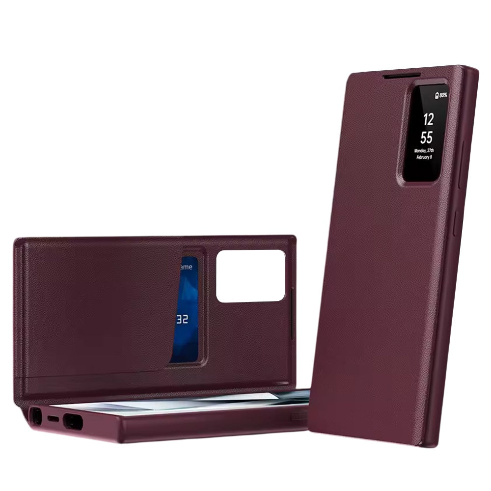 Funda para Samsung Galaxy S26 Ultra S948, Techsuit, SmartView, Roja