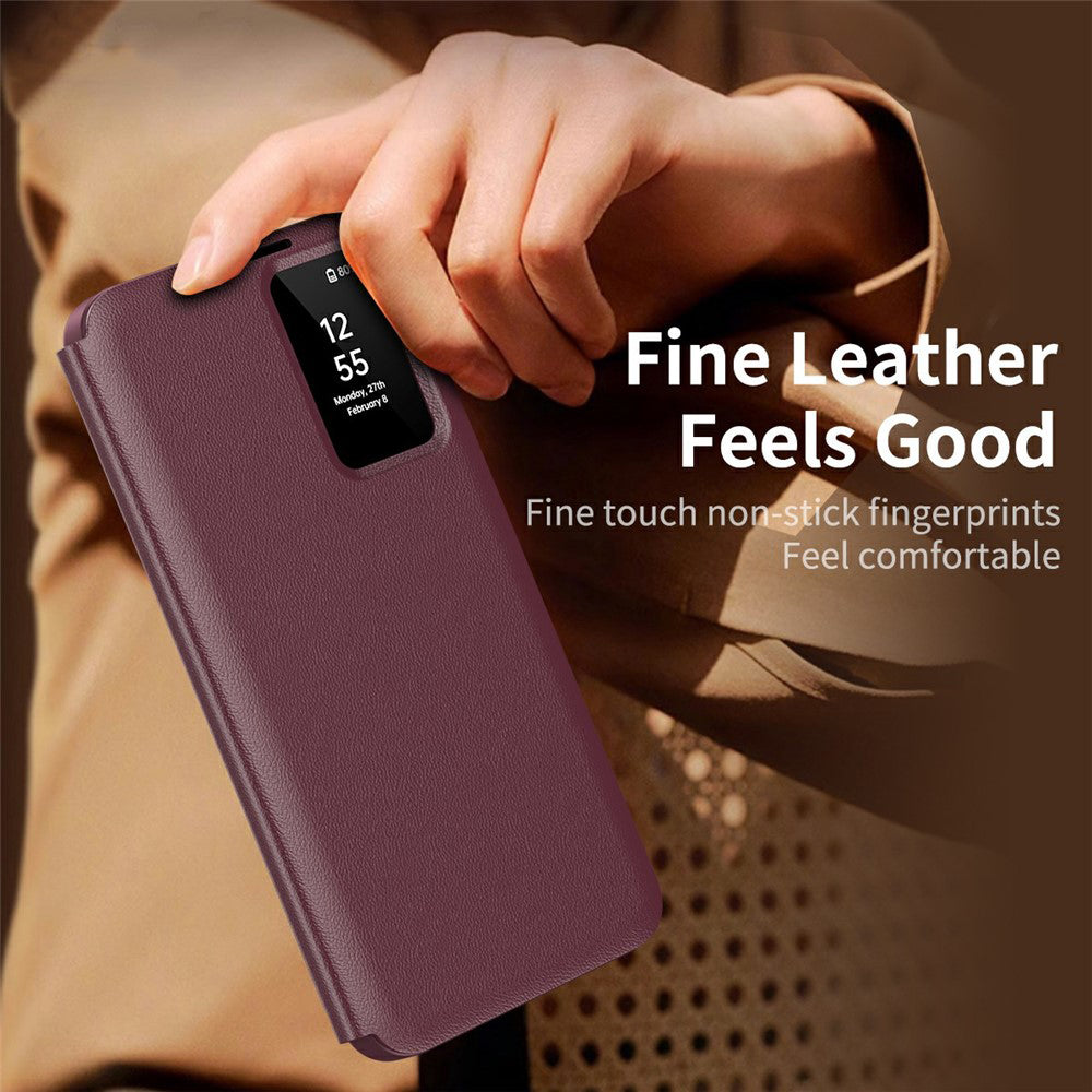 Funda para Samsung Galaxy S26 Ultra S948, Techsuit, SmartView, Roja