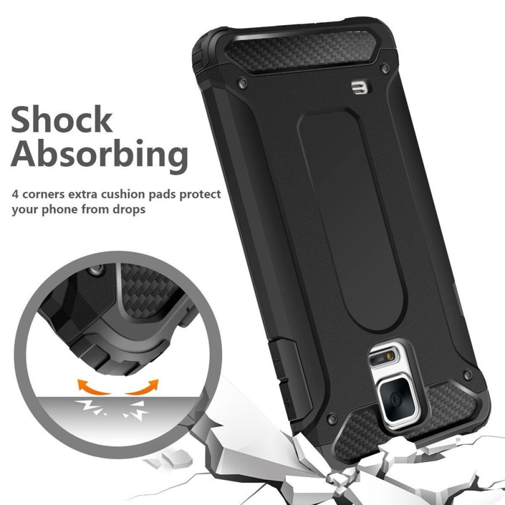 Funda para Samsung Galaxy S5 G900, Techsuit, Hybrid Armor, Negra