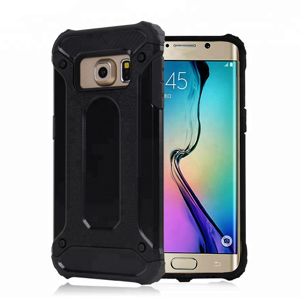 Funda para Samsung Galaxy S6 G920, Techsuit, Hybrid Armor, Negra