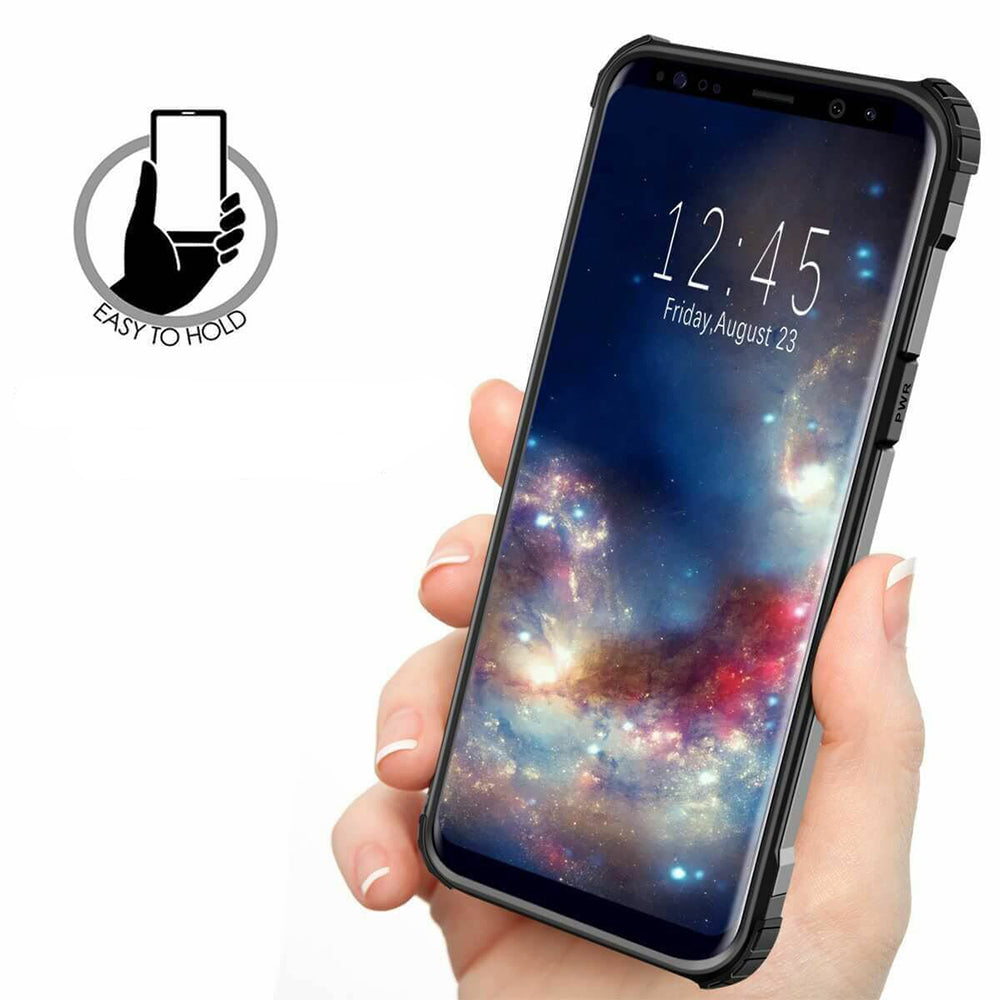Funda para Samsung Galaxy S6 G920, Techsuit, Hybrid Armor, Negra