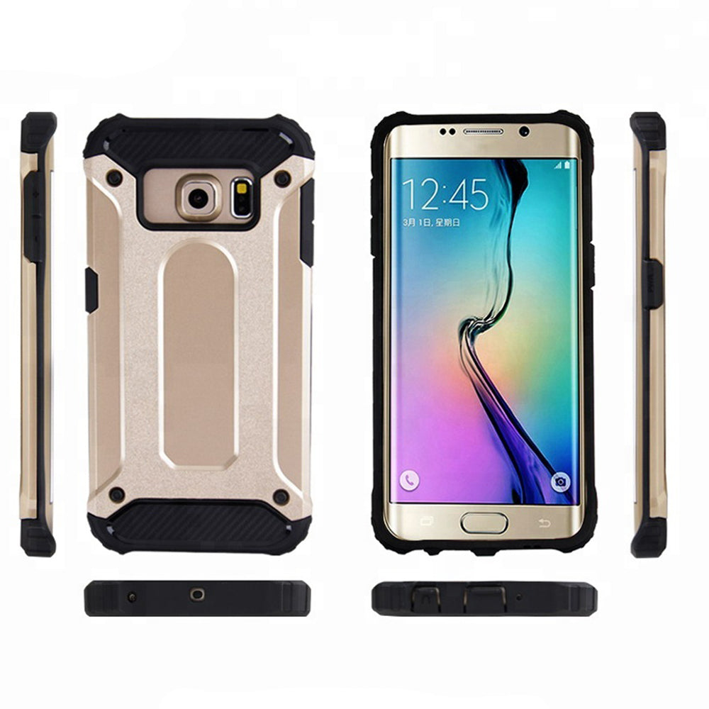 Funda para Samsung Galaxy S6 G920, Techsuit, Hybrid Armor, Negra