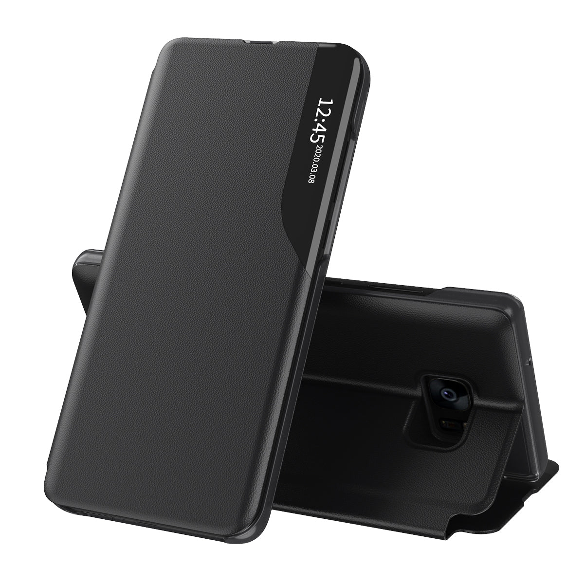Funda para Samsung Galaxy S7 edge G935, Techsuit, eFold, Negra