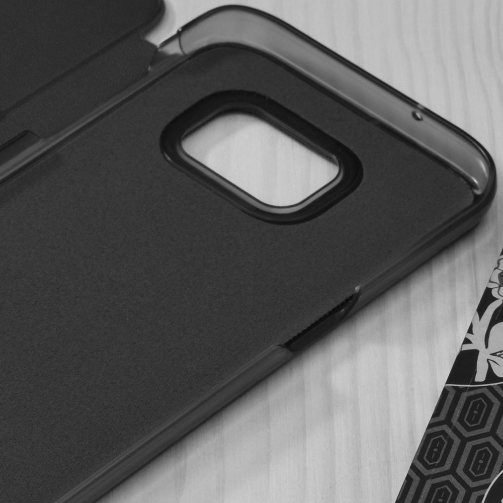 Funda para Samsung Galaxy S7 edge G935, Techsuit, eFold, Negra