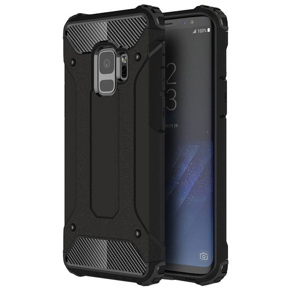 Funda para Samsung Galaxy S9 G960, Techsuit, Hybrid Armor, Negra
