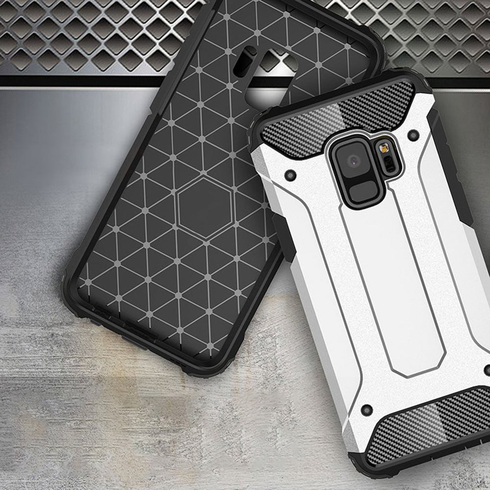 Funda para Samsung Galaxy S9 G960, Techsuit, Hybrid Armor, Negra