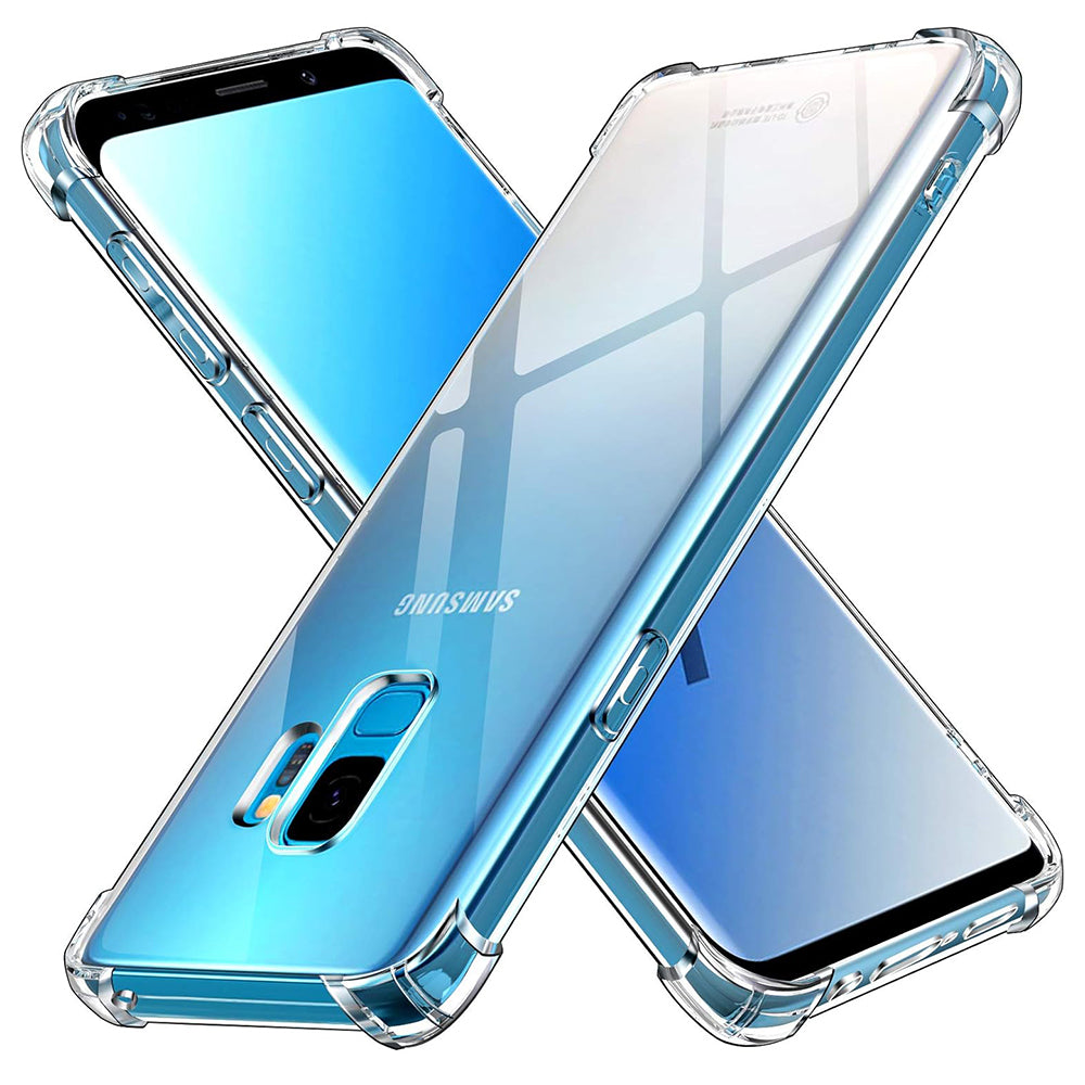 Funda para Samsung Galaxy S9 G960, Techsuit, Antigolpes Transparente, Transparente