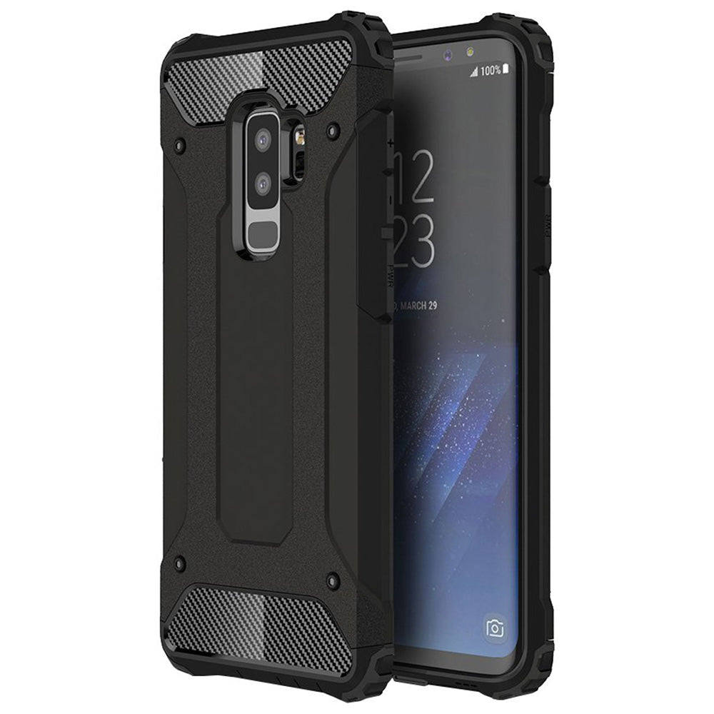 Funda para Samsung Galaxy S9+ G965, Techsuit, Hybrid Armor, Negra